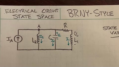 State Space of Electrical Circuit (BRNY-Style)