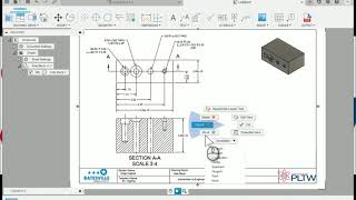 Adding Dimensions and Tolerances to Hole Block Drawing