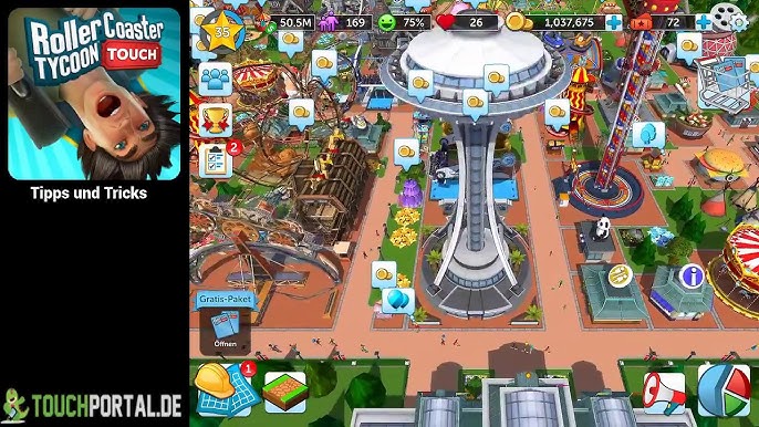 RollerCoaster Tycoon Touch: sad brother to a great game