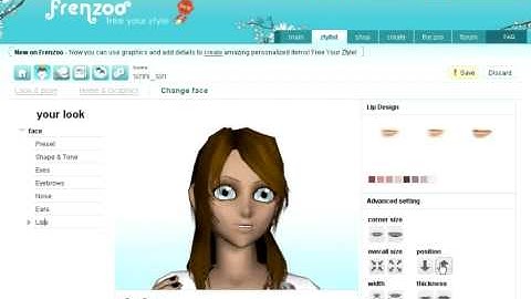 Frenzoo - Changing your 3d Avatar by Shopping
