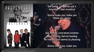 THE PRETENDERS - Brass in Pocket with Lyrics