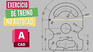 Curso de AutoCAD - Exercício de treino, aprenda na prática!!!