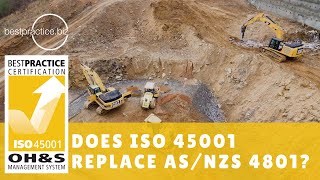 Does ISO 45001 Replace AS/NZS 4801