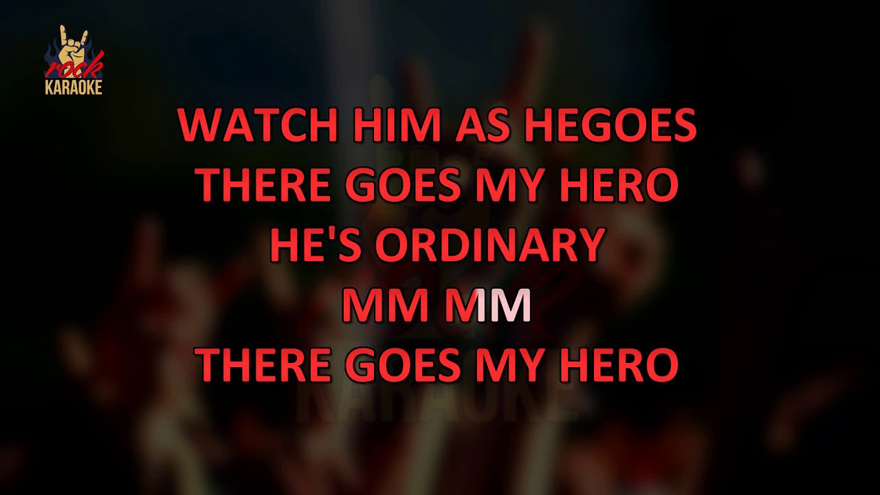 Foo Fighters - My Hero Lyrics 