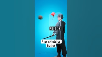 Can a Riot shield stop a Bullet? #shorts