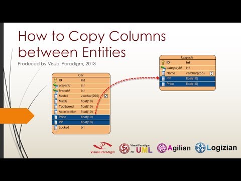 How to Copy Columns between Entities