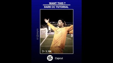 DARK CC TUTORIAL | Capcut color correction tutorial. #cc #dark #tutorial #capcuttutorial