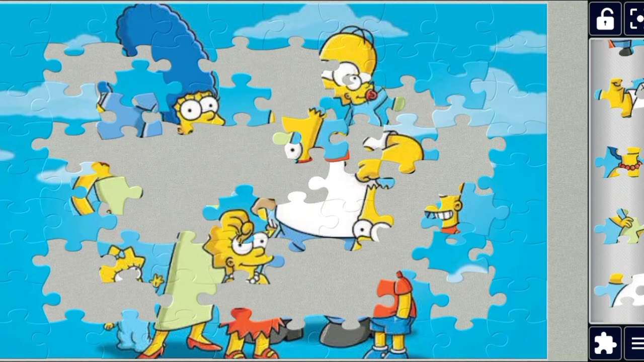 Classic Cartoon Family the Simpsons//Mind Fresh Puzzle 🧩 Palace//