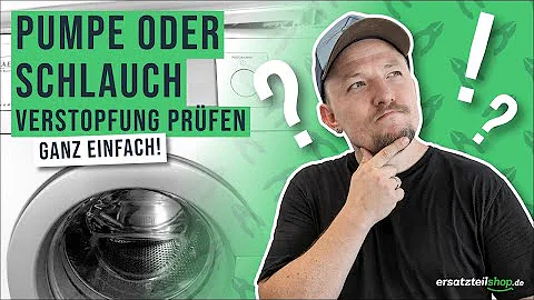 Was tun wenn der Ablaufschlauch verstopft ist?