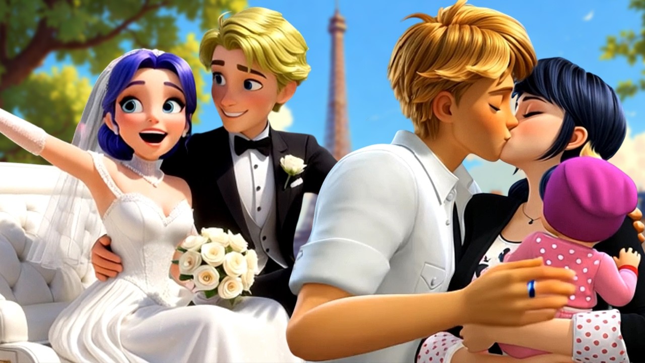 Sims 4 Love Story🐞❤️Miraculous Marinette & Adrien`s Wedding and Honeymoon❤️👰🏽🤵🏽