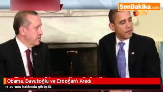 Obama, Davutoğlu Ve Erdoğan I Aradı