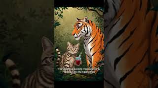 #BraveCat #TigerVsCat #BabyRescue #AnimalStory #MoralStory #KidsStory #Shorts #CatHero #JungleStory