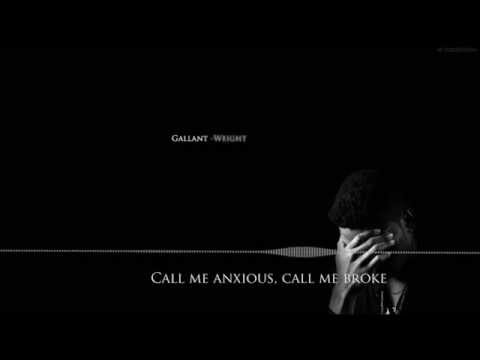 Gallant - Weight in Gold (Lyric Video)