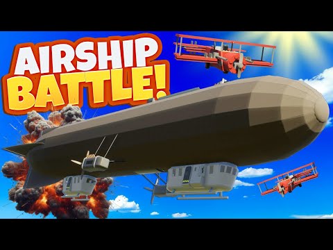 The MOST INSANE Airship Battle Ever in Brick Rigs Multiplayer Servers!