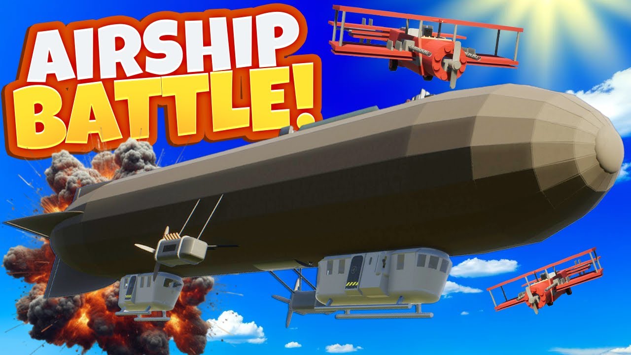 The MOST INSANE Airship Battle Ever in Brick Rigs Multiplayer Servers!