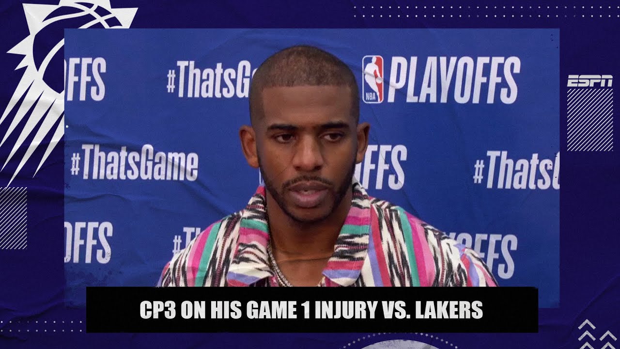 Chris Paul downplays Game 1 injury and heaps praise on Devin Booker | 2021 NBA Playoffs
