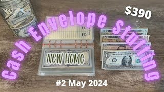 Cash Envelope Stuffing #2 MAY 2024 // Low Income Weekly Budget
