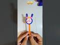 Rabbit craft using clay 😍|Easy Diy for kids |#shorts #youtubeshorts #trending #viral #craft #clay