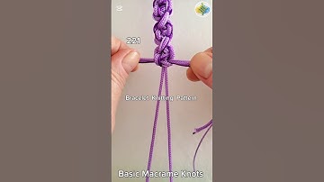 #221 Bracelet Knitting Tutorial, Macrame #shorts #macrametutorial #tricks #howto #craftideas
