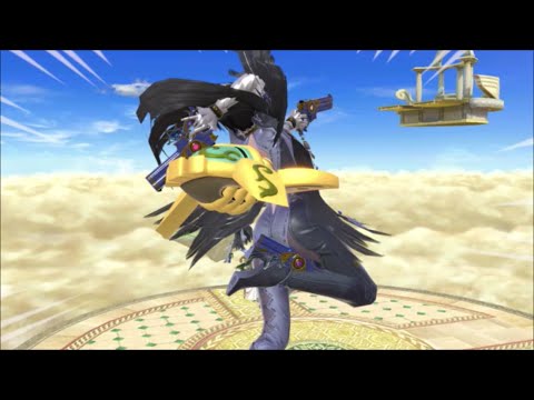 スマブラSP　ベヨネッタ　手前やられ　背中側