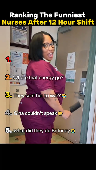 Ranking The Funniest Nurses After 12 Hour Shift 😷🩺#funny