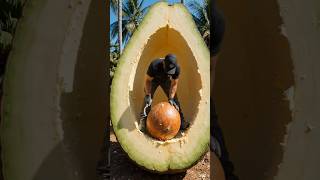 I Built a Tiny House Inside a Giant Avocado 🥑🏠 #shorts