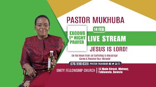 You are watching Exodus First Night Prayer live stream with Pastor Mukhuba