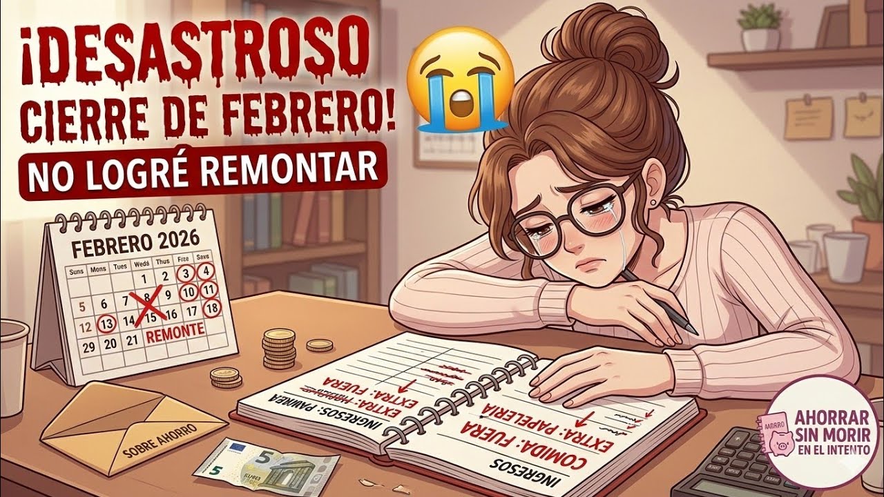 Desastroso cierre de Febrero con Sistema de Sobres. Se me fue totalmente de las manos!! 😔
