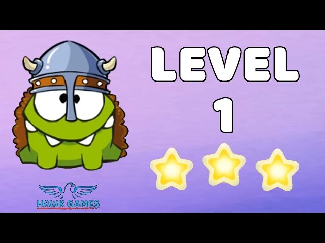 Cut The Rope: Time Travel - Level 1-1 [The Middle Ages] 3 Stars Walkthrough  