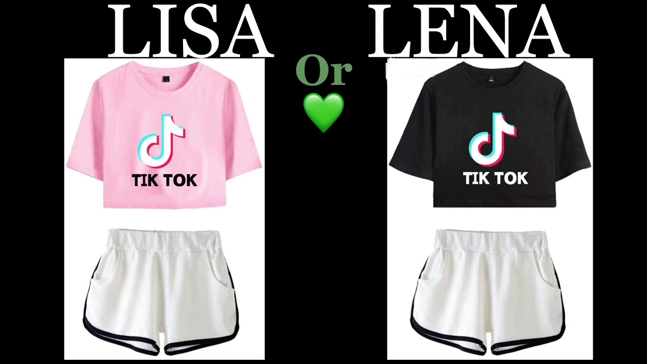 Lisa or Lena #34 Tiktok backpacks blankets t-shirts & much more !!!!! -  YouTube