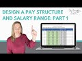 Designing pay structure how to calculate salary range excel
