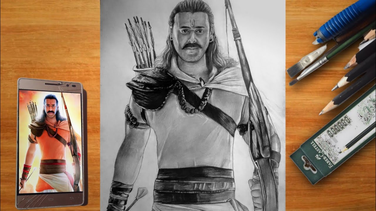 Adipurush drawing sketch 🏻 - YouTube