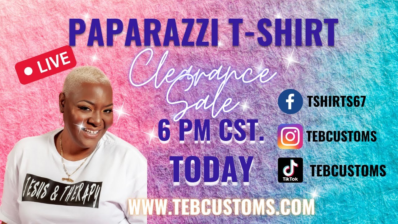 Paparazzi Tshirt Clearance Sale YouTube
