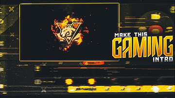 How to make a gaming intro | How to make gaming channel intro in android| Gaming intro tutorial