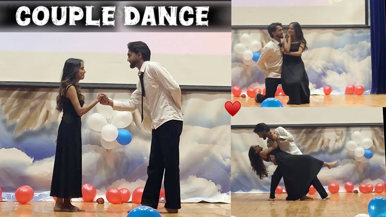 Couple dance*😍| ishq wala love | janam janam | with you | mere bina♥️😍 college performance* 📚
