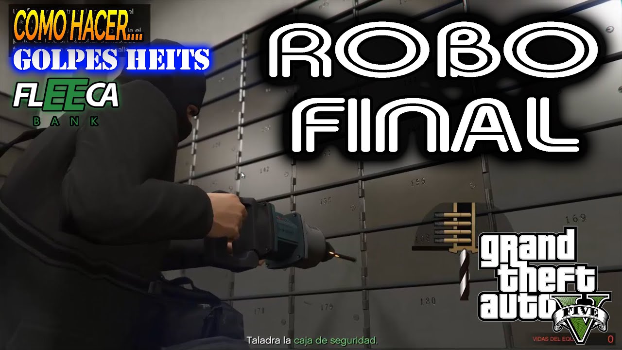 como HACER LOS GOLPES DE FLEECA con un ATRACO AL BANCO en GTA 5 online