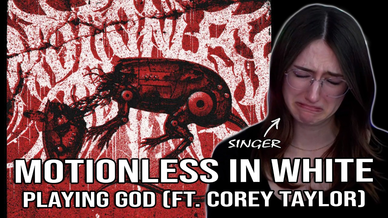 DISGUSTINGLY RAGEFUL I Motionless In White - Playing God (feat. Corey Taylor) I Singer Reacts I