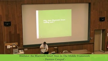GreHack 2016 BtleJuice  the Bluetooth Smart Man In The Middle Framework – Damien Cauquil