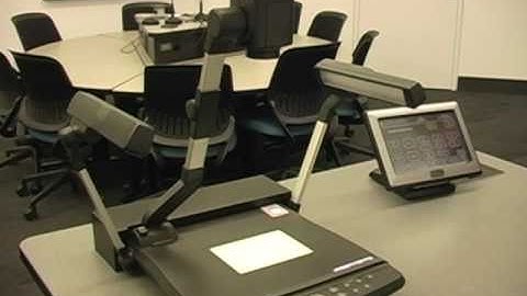Classroom Projection System Video Guide:  Using a Document Camera