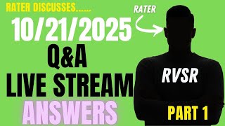 Answering Unanswered Questions From the 10/21/2025 Live Stream