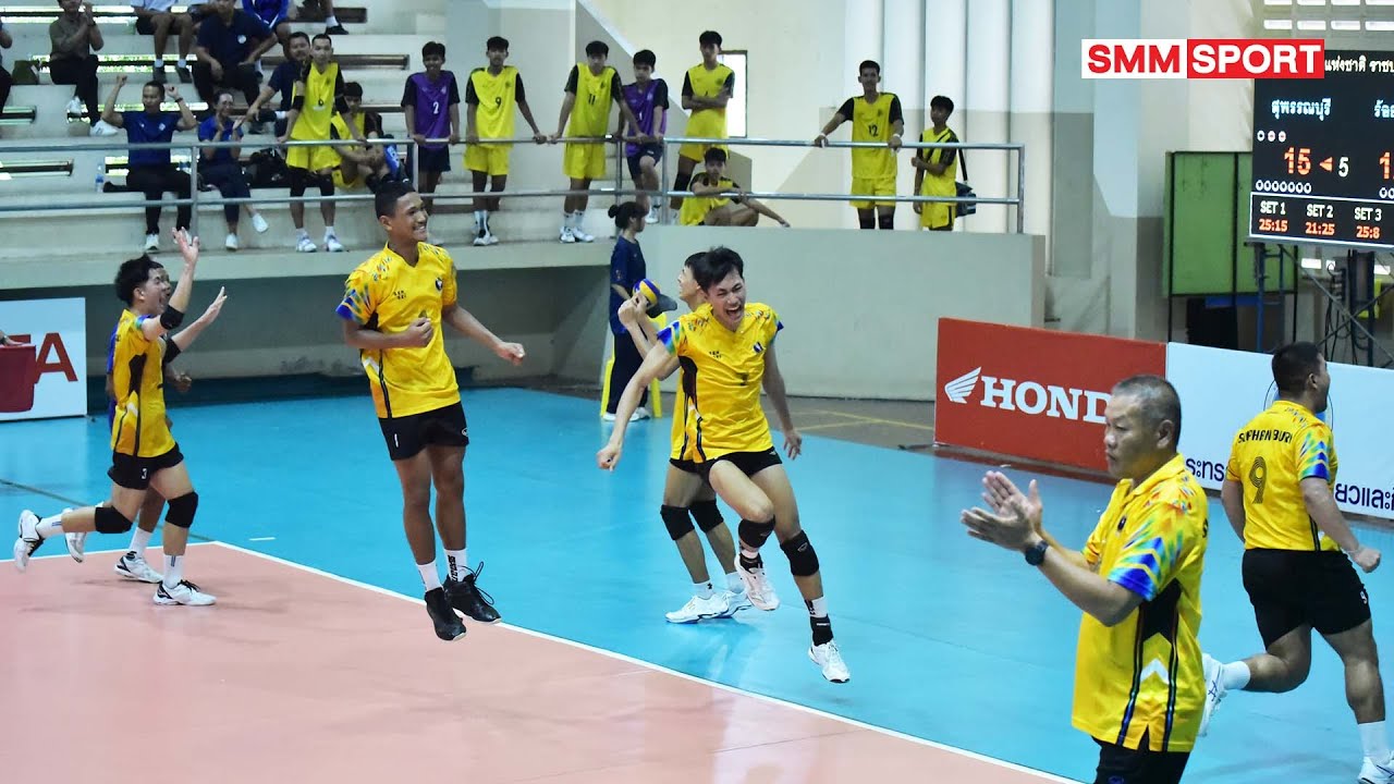ไฮไลท์ สุพรรณบุรี vs. ร้อยเอ็ด | รอบรอง | วอลเลย์บอลกีฬาเยาวชนแห่งชาติ 