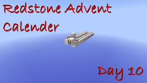 Minecraft: Redstone Advent Calender - Item Frame Selector [Day 10]