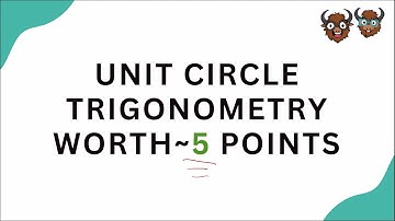 SAT Math: Unit Circle Trigonometry