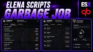 Elena Garbage Job | Premium FiveM Script (ESX & QBCore)