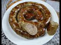 КОЛБАСА ДОМАШНЯЯ С ЧЕСНОКОМ/Homemade sausage/Memfarita kolbaso/Hausgemachte Wurst
