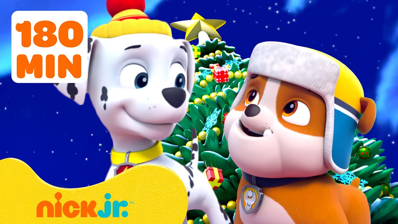دورية المخلب ☃️🎄 أفضل مهمات إنقاذ في الشتاء والعيد! | 3 ساعات المخلاب | Nick Jr. Arabia