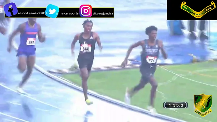 Navasky Anderson Wins Men 800 Meters Ahead of Kimar Farquharson Jamaica National Trials in 1:48.53