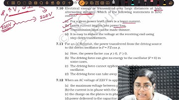 Class 12 Physics AC | Exemplar MCQ 2 Explained | CBSE Board 2025 | Unit 7 Alternating Current