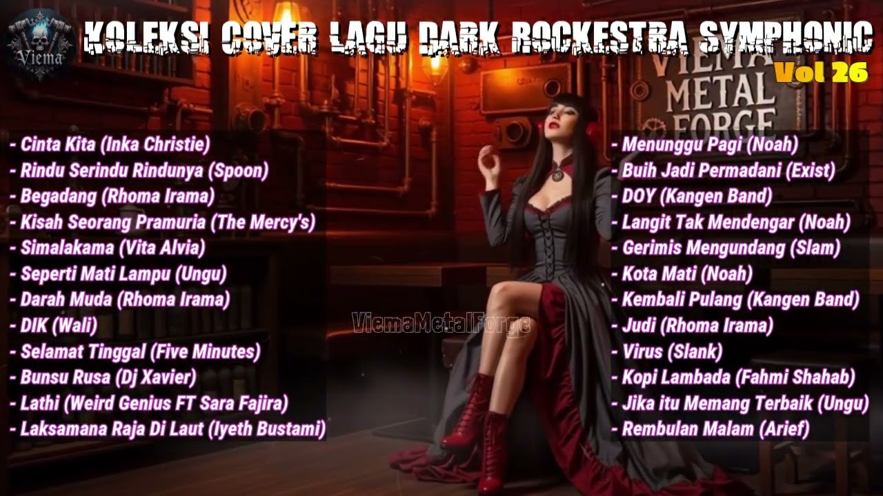 🔥Koleksi Kompilasi Musik Cover - Dark Symphonic Rockestra -Top Hits Playlist Lagu Coveran🎧Vol 26