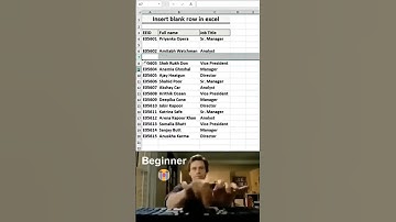 You’re Wasting Time in Excel – This Shortcut Adds Rows Instantly! 💯 #excel #shortcut